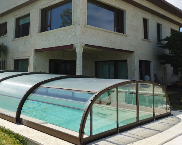 abri de piscine bas hades