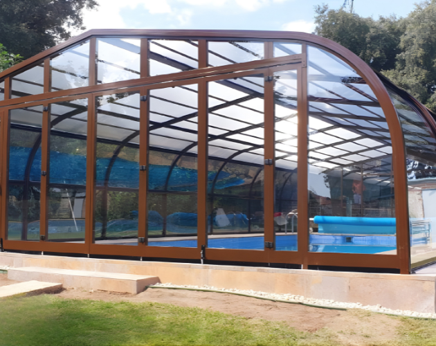 abri de piscine le panthéon haut aqua protect