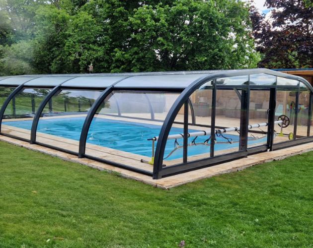 abri de piscine mi haut le panthéon