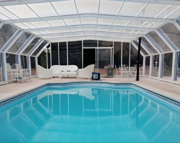 abri de piscine zeus haut