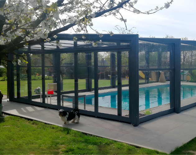 hera abri de piscine mi haut