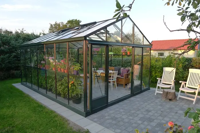 serre de jardin aluminium aqua protect euro plus
